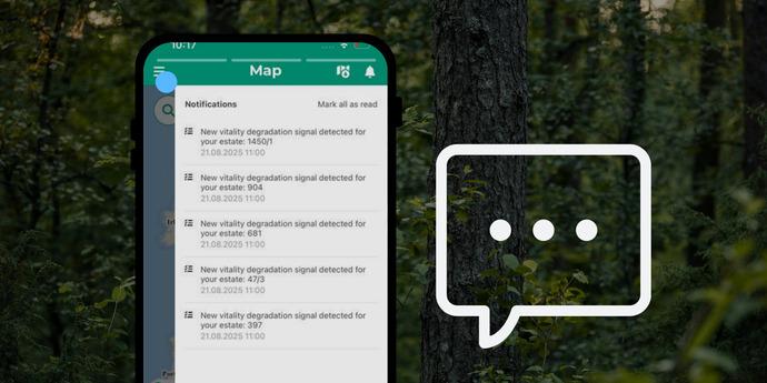 Stay connected to your forest with smart notifications